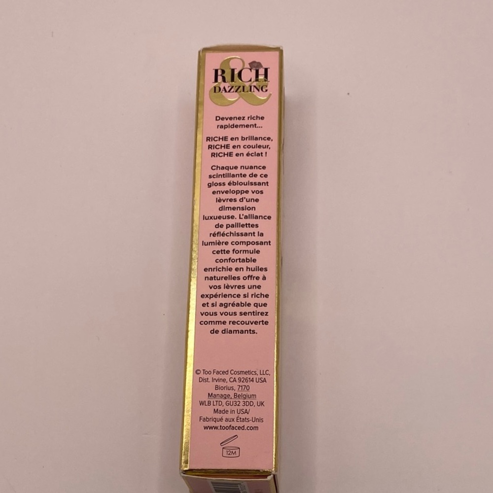 Too Faced Rich & Dazzling High-Shine Lip Gloss - GORGEOUS - Picture 2 of 7